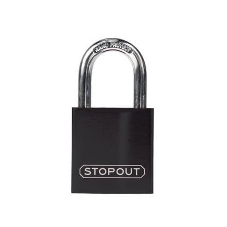 Accuform STOPOUT ANODIZED ALUMINUM KDL671BK KDL671BK